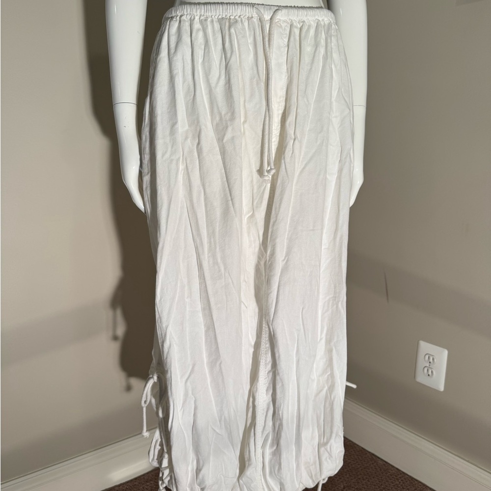 Free People White Maxi Skirt